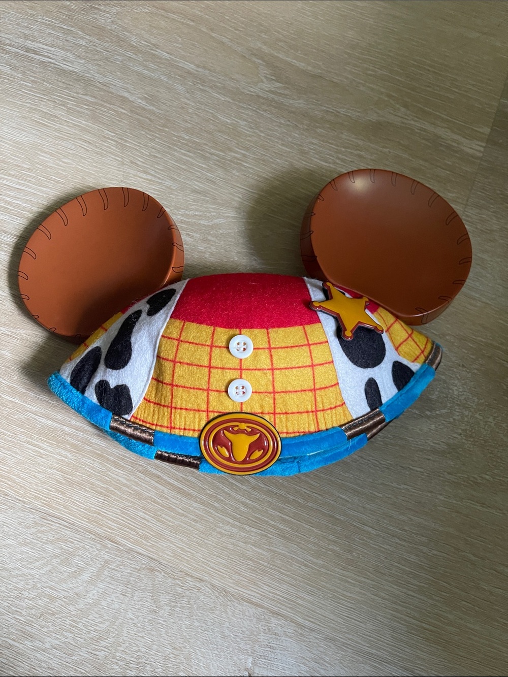 Vintage Authentic DISNEY Parks Woody Toy Story Micky Ears Hat - Picture 9 of 9